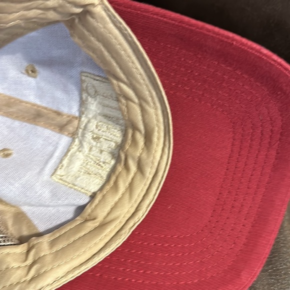 Larceny Bourbon hat - adjustable - red - baseball style cap - Picture 5 of 7